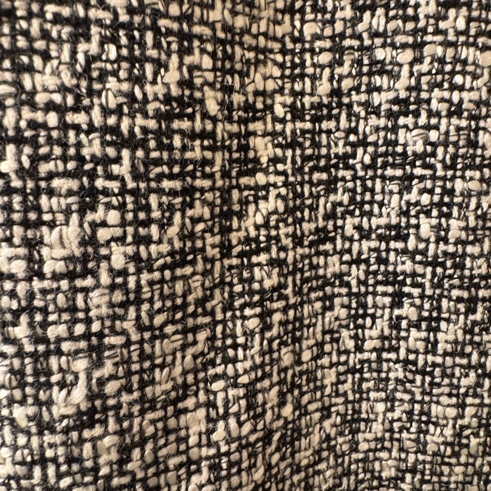 Nolan Miller Black and White Tweed Poncho- Size  Plus - Picture 2 of 5